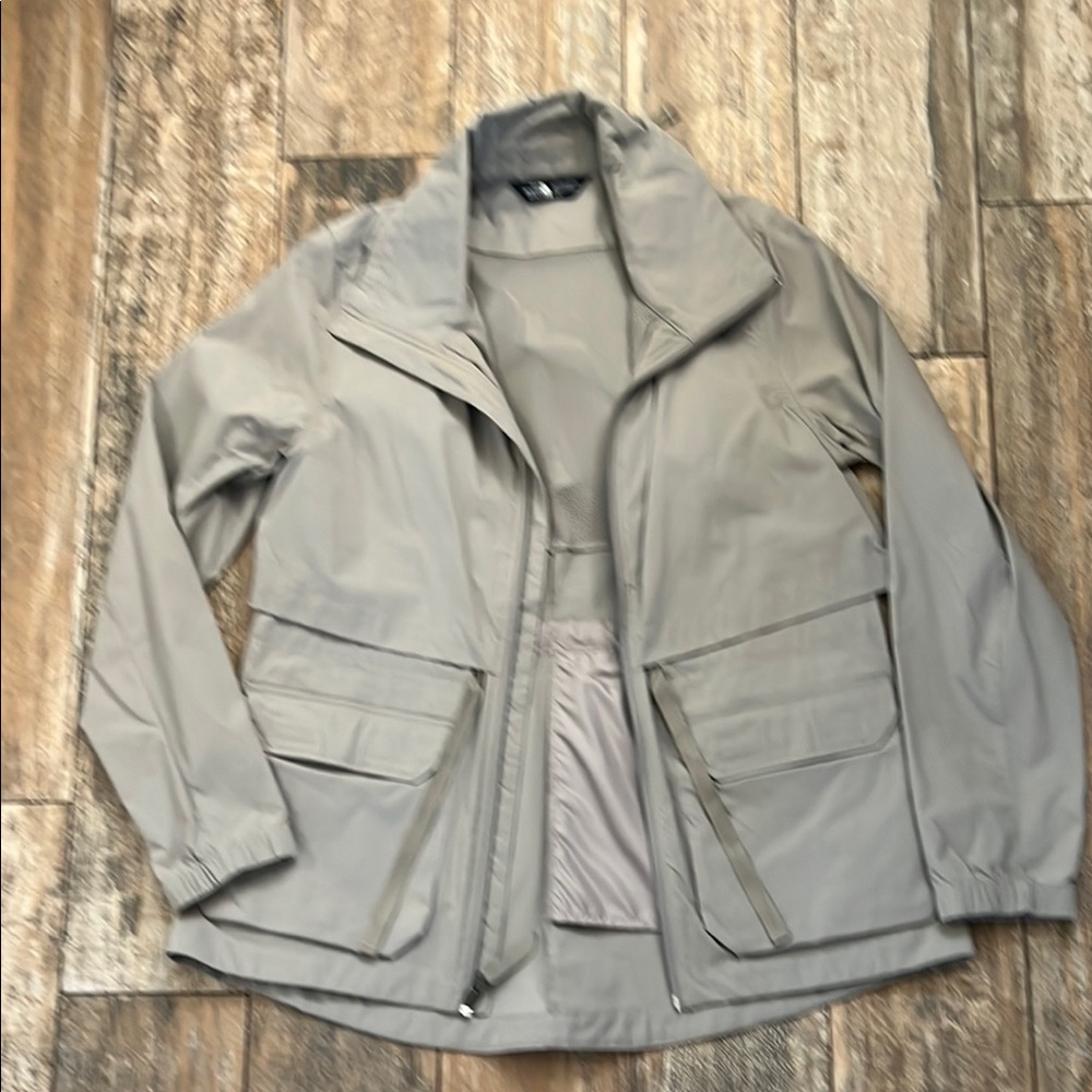 The North Face trench style rain jacket